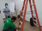 Curso de altura e brigada na Samsung e escola 