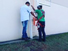 Curso de altura e brigada na Samsung e escola 